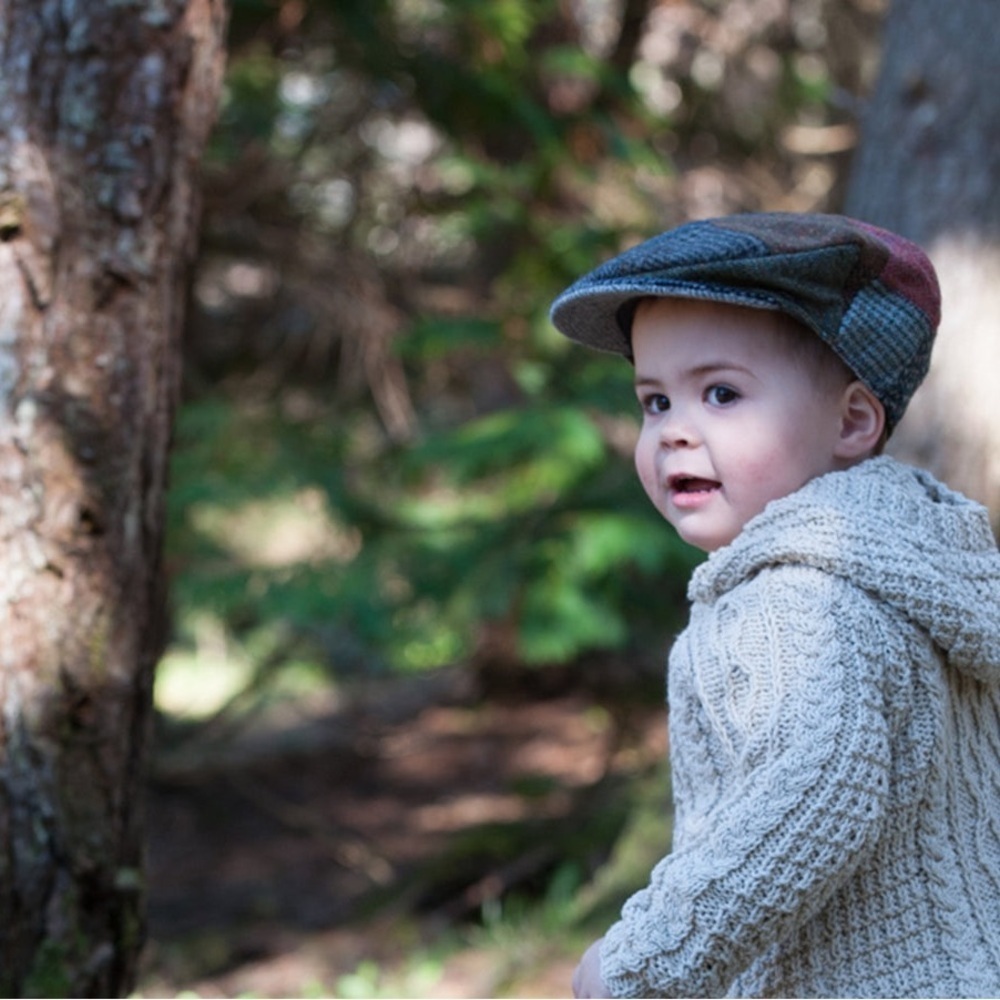 Kids Hanna Hats of Donegal, Ltd. Traditional Irish Flat Cap, Sz. L - Picture 5 of 12